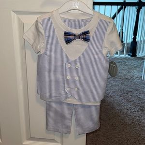 Bow Tie Cotton Outfit